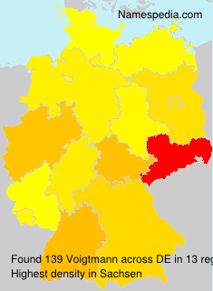 Surname Voigtmann in Germany Surname Voigtmann in Germany