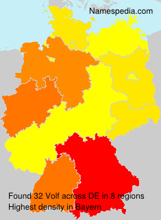 Surname Volf in Germany Surname Volf in Germany