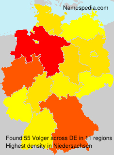 Surname Volger in Germany Surname Volger in Germany