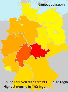Surname Volkmar in Germany Surname Volkmar in Germany
