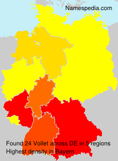 Surname Vollet in Germany Surname Vollet in Germany