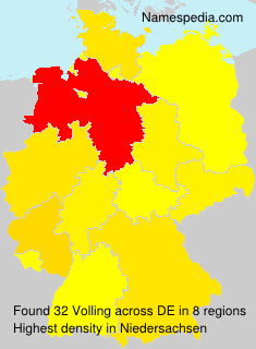 Surname Volling in Germany Surname Volling in Germany