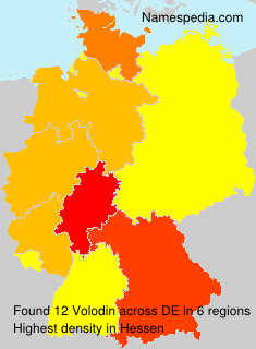 Surname Volodin in Germany Surname Volodin in Germany