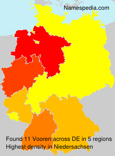Surname Vooren in Germany Surname Vooren in Germany