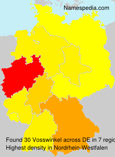 Surname Vosswinkel in Germany Surname Vosswinkel in Germany