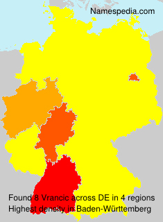 Surname Vrancic in Germany Surname Vrancic in Germany