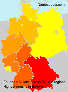 Surname Vuletic in Germany Surname Vuletic in Germany
