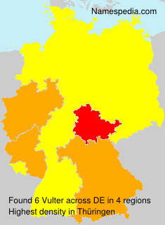 Surname Vulter in Germany Surname Vulter in Germany