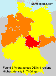Surname Vydra in Germany Surname Vydra in Germany