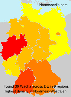 Surname Wacha in Germany Surname Wacha in Germany
