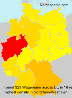 Surname Wagemann in Germany Surname Wagemann in Germany