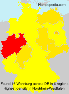 Surname Wahrburg in Germany Surname Wahrburg in Germany