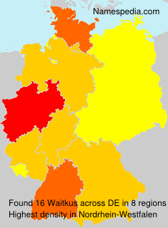 Surname Waitkus in Germany Surname Waitkus in Germany