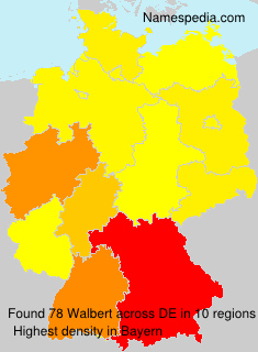 Surname Walbert in Germany Surname Walbert in Germany