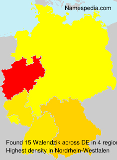 Surname Walendzik in Germany Surname Walendzik in Germany