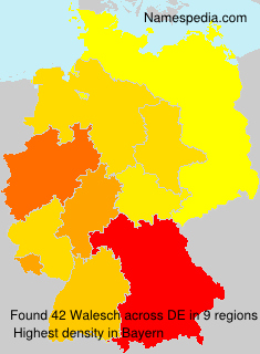 Surname Walesch in Germany Surname Walesch in Germany