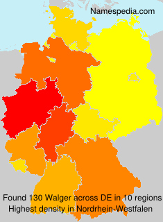 Surname Walger in Germany Surname Walger in Germany