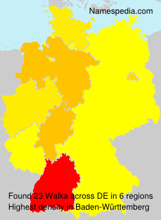 Surname Walka in Germany Surname Walka in Germany