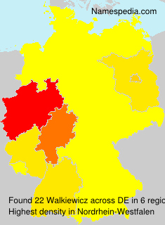 Surname Walkiewicz in Germany Surname Walkiewicz in Germany