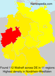 Surname Wallraff in Germany Surname Wallraff in Germany