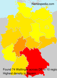 Surname Waltinger in Germany Surname Waltinger in Germany