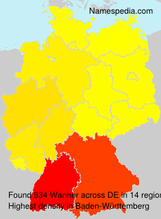 Surname Wanner in Germany Surname Wanner in Germany
