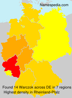 Surname Warczok in Germany Surname Warczok in Germany