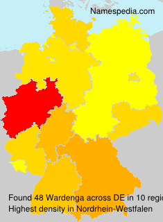 Surname Wardenga in Germany Surname Wardenga in Germany