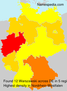 Surname Warszawski in Germany Surname Warszawski in Germany