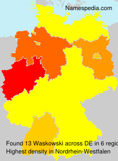 Surname Waskowski in Germany Surname Waskowski in Germany