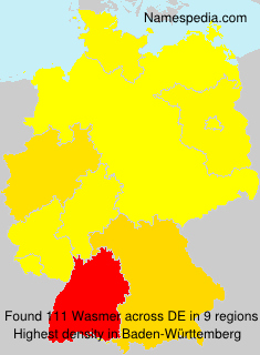 Surname Wasmer in Germany Surname Wasmer in Germany