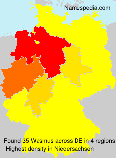Surname Wasmus in Germany Surname Wasmus in Germany