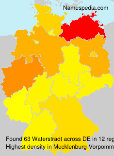 Surname Waterstradt in Germany Surname Waterstradt in Germany