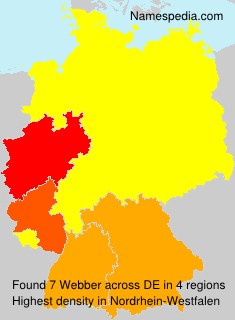 Surname Webber in Germany Surname Webber in Germany