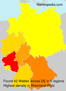 Surname Webler in Germany Surname Webler in Germany