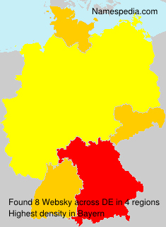 Surname Websky in Germany Surname Websky in Germany