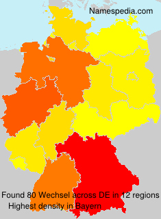 Surname Wechsel in Germany Surname Wechsel in Germany