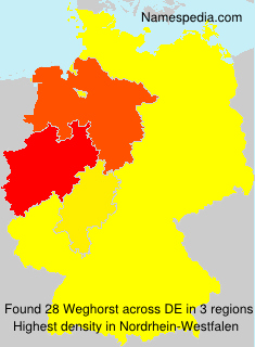 Surname Weghorst in Germany Surname Weghorst in Germany
