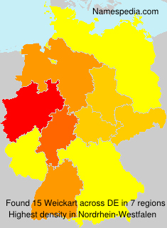 Surname Weickart in Germany Surname Weickart in Germany