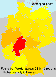 Surname Weider in Germany Surname Weider in Germany