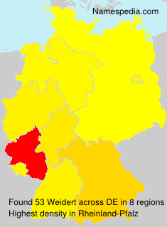 Surname Weidert in Germany Surname Weidert in Germany