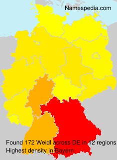 Surname Weidl in Germany Surname Weidl in Germany
