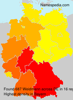 Surname Weidmann in Germany Surname Weidmann in Germany