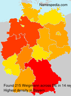 Surname Weigmann in Germany Surname Weigmann in Germany
