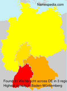 Surname Weihbrecht in Germany Surname Weihbrecht in Germany