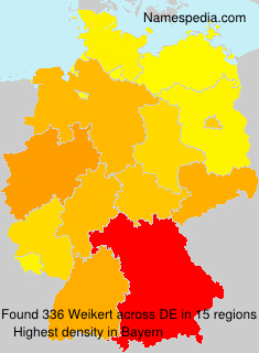Surname Weikert in Germany Surname Weikert in Germany