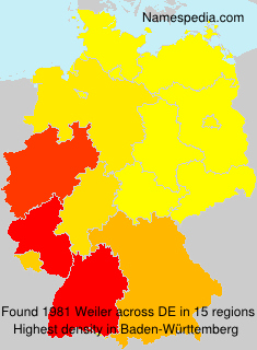 Surname Weiler in Germany Surname Weiler in Germany