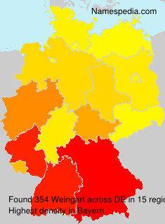Surname Weingart in Germany Surname Weingart in Germany
