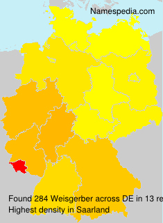 Surname Weisgerber in Germany