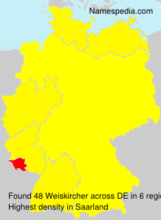 Surname Weiskircher in Germany Surname Weiskircher in Germany